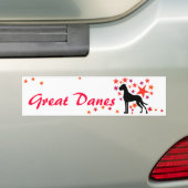 Dogge Autoaufkleber mit Text (Auf Auto)