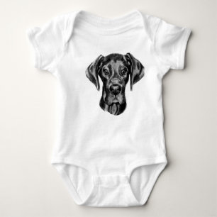 Dogge-Babyausstattung Baby Strampler