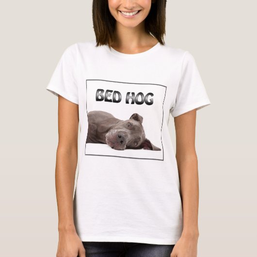 Dogge-Bett-Schwein T-Shirt (Vorderseite)