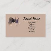 Dogge-Brüter-Visitenkarte Visitenkarte (Rückseite)