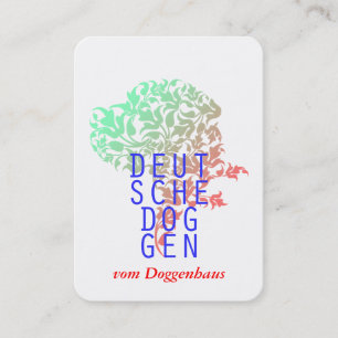 Dogge Businesskarten Visitenkarte