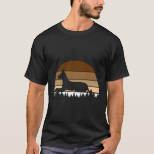 Dogge Deutsche Dogge Retro Vintage Besitzer Süße F T-Shirt