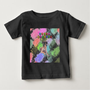 Dogge Deutsche Dogge wünscht ein glückliches neues Baby T-shirt