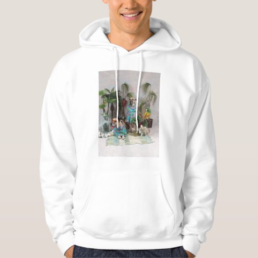 Dogge-Ferien Hoodie (Vorderseite)