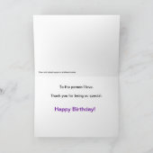 Dogge-Geburtstags-Karte Karte (Innenseite)