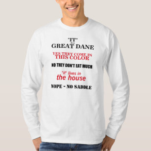Dogge-gehende Antworten T-Shirt