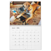 Dogge-Kalender ", der sich entspannt um das Haus " Kalender (Mär 2026)