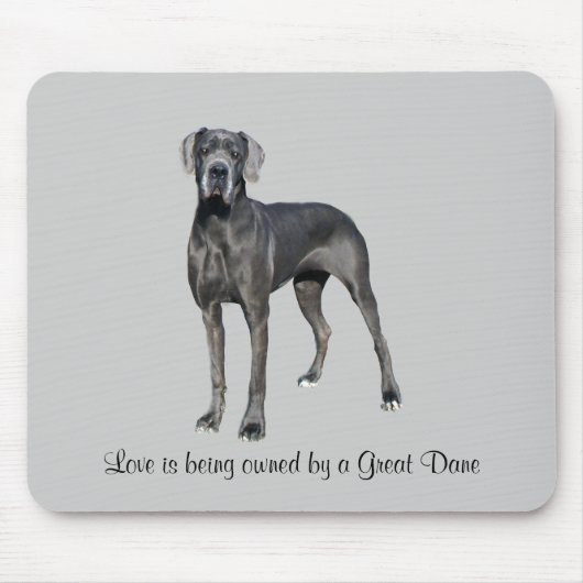 Dogge-König der Hunde Mousepad (Vorne)