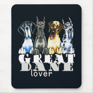 Dogge-Liebhaber Mousepad