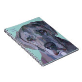 Dogge-Notizbuch Notizblock (Rechte Seite)