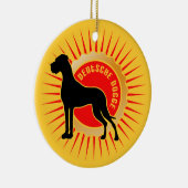 Dogge Ornament (Rechts)