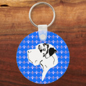 Dogge Schlüsselanhänger (Vorderseite)