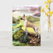 Dogge-Tal von Zeus-Karte - besonders angefertigt Karte (Gelbe Blume)