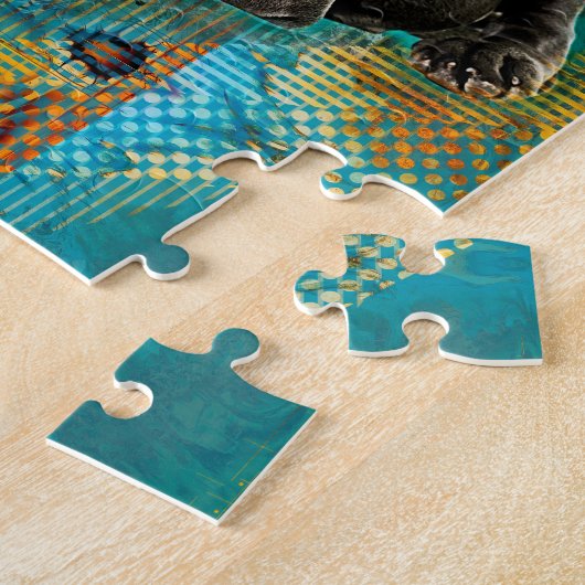 Dogge-Welpe Puzzle (Seite)