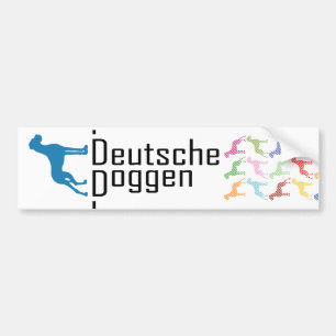 Doggen-Autoaufkleber Autoaufkleber
