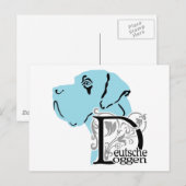 Doggen Bürobedarf Postkarte (Vorne/Hinten)