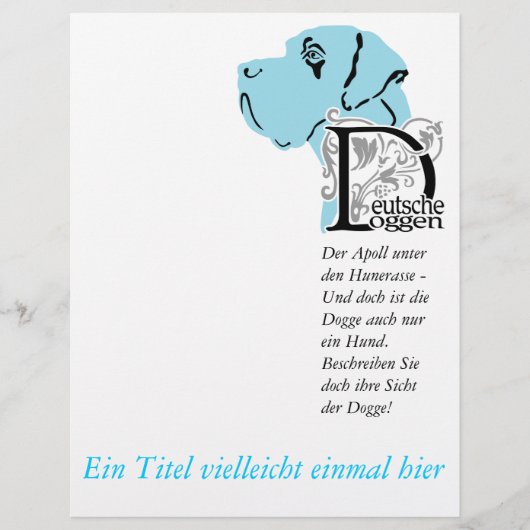 Doggen Büromaterial Flyer (Vorne)