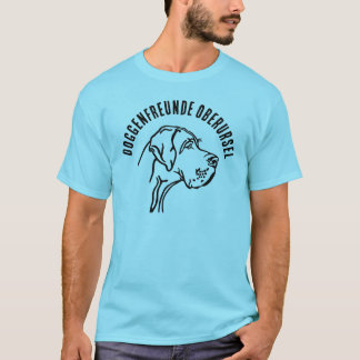 Doggen Freunde Shirt zwei Drucke mit Schrift