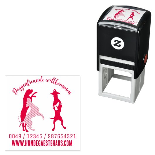 Doggen Haus Stempel (Beispiel)