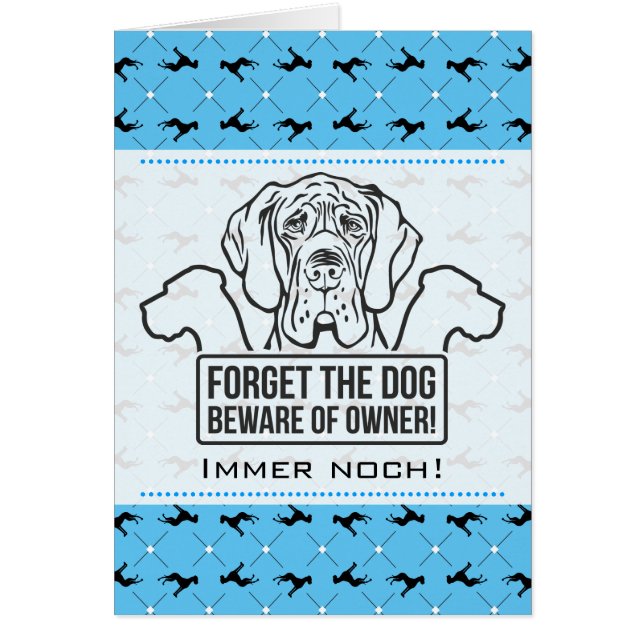 Doggen Karte beschriftet (Vorne)