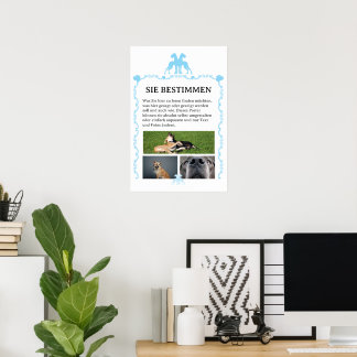 Doggen Poster zum Selbstgestalten 