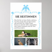 Doggen Poster zum Selbstgestalten (Vorne)