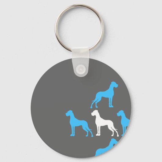 Doggen Schlüsselanhänger (Vorderseite)