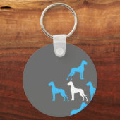 Doggen Schlüsselanhänger (Vorderseite)