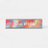 Doggen Schreibtischnamensplakette (Vorderseite )