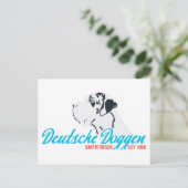 Doggen, seit 1888 postkarte (Stehend Vorderseite)