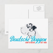 Doggen, seit 1888 postkarte (Vorne/Hinten)