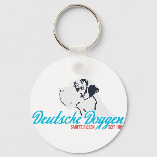 Doggen, seit 1888 schlüsselanhänger (Vorderseite)