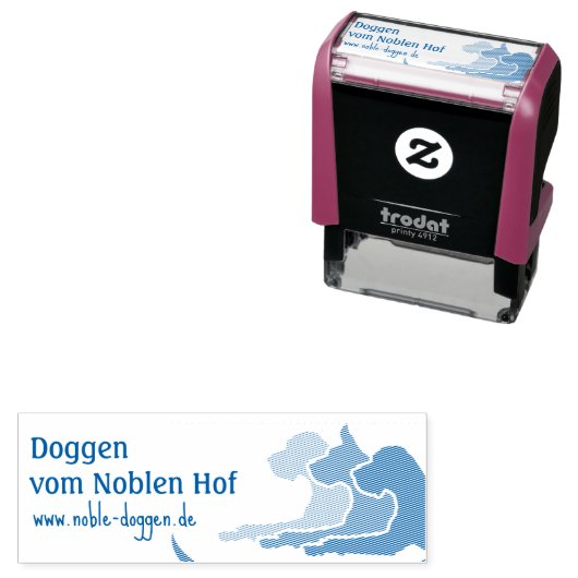 Doggen Stempel Web Adresse (Beispiel)