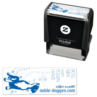 Doggen Stempelautomat mit Tintenkissen Permastempel
