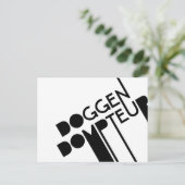 Doggendompteur Postkarte (Stehend Vorderseite)