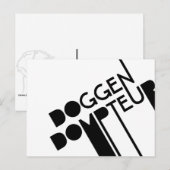 Doggendompteur Postkarte (Vorne/Hinten)