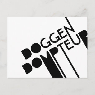 Doggendompteur Postkarte