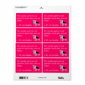 Doggenetiketten (Vorne)