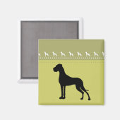 Doggenmagnet Magnet (Vorderseite/Rückseite)