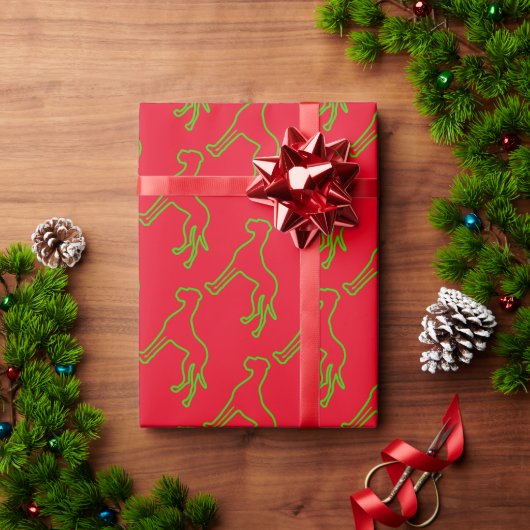 Doggenmuster Geschenkpapier (Feiertagsgeschenk)