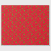 Doggenmuster Geschenkpapier (Flach)