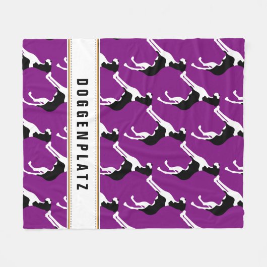 Doggenplatz Fleece Decke (Vorderseite (Horizontal))