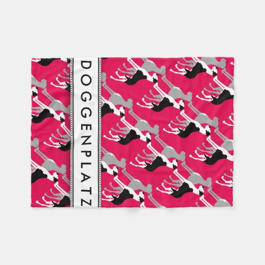Doggenplatz Fleece Decke (Vorderseite (Horizontal))