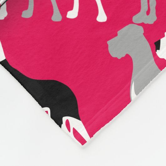 Doggenplatz Fleece Decke (Ecke)