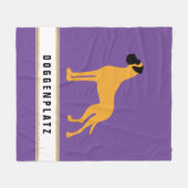 Doggenplatz Fleece Decke (Vorderseite (Horizontal))