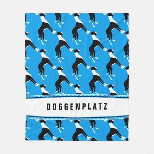 Doggenplatz Fleece Decke (Vorderseite)