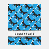 Doggenplatz Fleece Decke (Vorderseite)