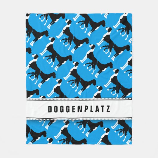 Doggenplatz Fleece Decke (Vorderseite)