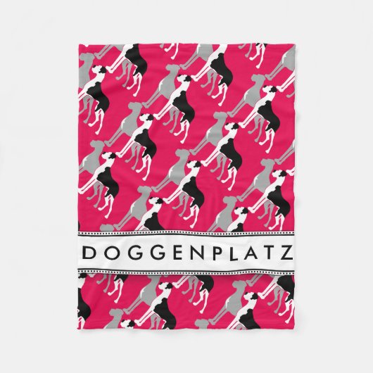 Doggenplatz Fleece-Decke Fleecedecke (Vorderseite)