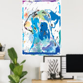 Doggenposter Esra Modern Poster (Heimbüro)